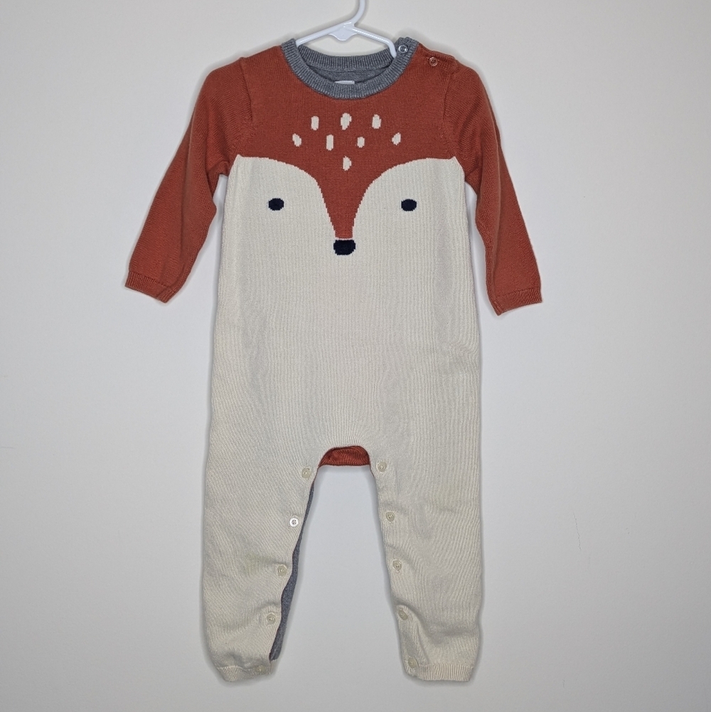 Baby Gap Fox Knit Romper 18-24m